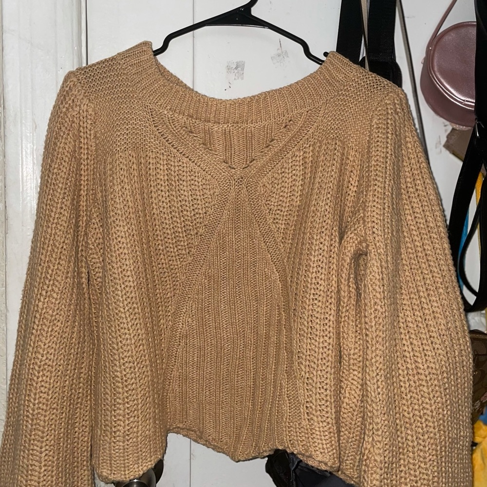 Knitted Crop Top Sweater